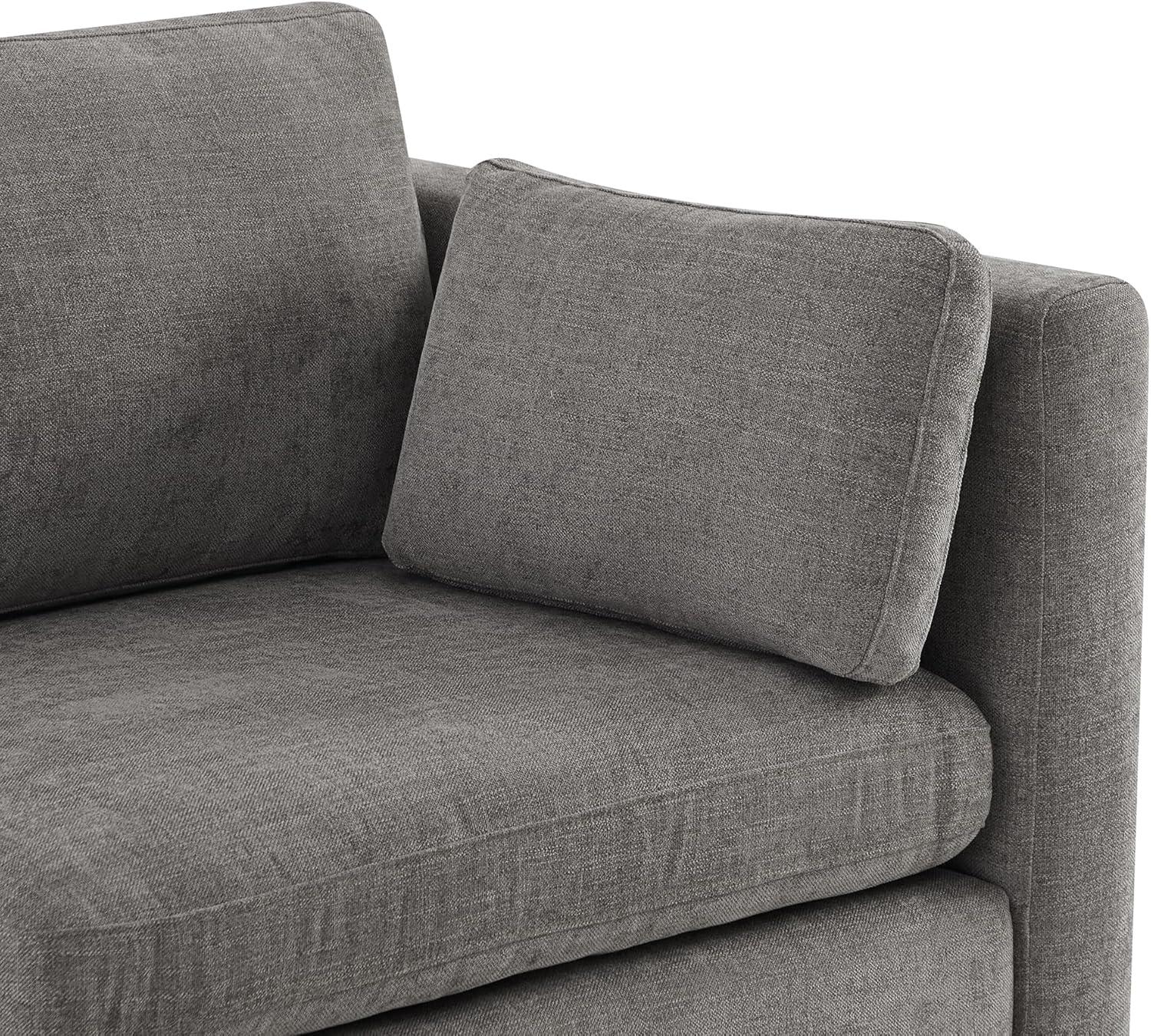 image:imageCHITA Oversized Modular Sectional Sofa FSC Certified L Shaped Couch Reversible Chaise Modular Sectional Couch for Living Room112 inch Width 4 Seat Modular Sofa with Storage Ottoman Moss GreenGrey