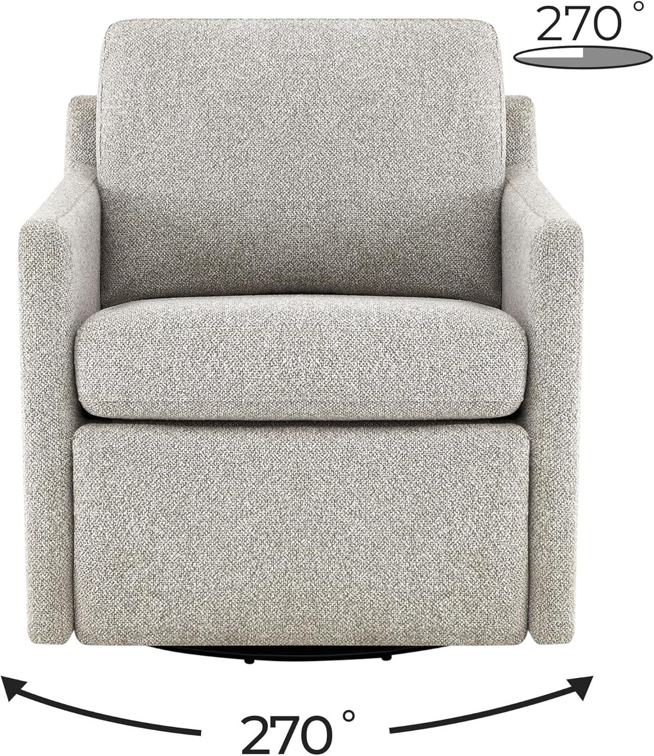 image:imageCHITA Swivel Accent Chair with Electric Footrests FSC Certified Upholstered Living Room Sofa Chair with Power Motor USB and TypeC Ports Light GreyLight Grey
