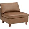 image:imageCHITA 92 Super Large Sectional Couches for Living Room Modular Cloud Couch Sectional Sofa Premium Fabric Couches Down Filled High Density Foam Chenille in Cream 2 Seater LoveseatSaddle Genuine Leather